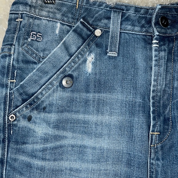 G-Star Raw Denim, Denim 3301, Distressed Boyfriend Jeans - Picture 3 of 16